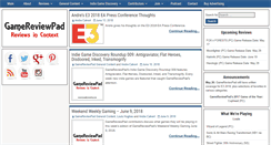 Desktop Screenshot of gamereviewpad.com
